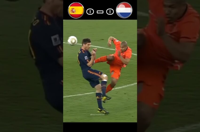  Spain vs Netherland | FINAL FIFA WORLD CUP 2010 south africa #football #shorts