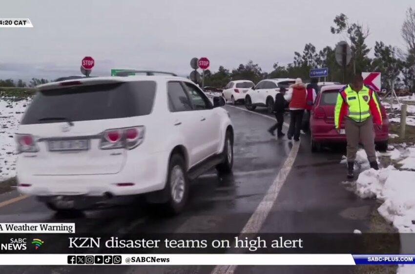  SA Weather Warning | KZN disaster teams on high alert