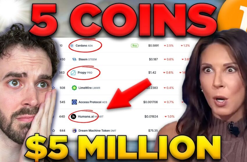  URGENT Bitcoin News Update (5 Crypto Coins To Buy Now Before $100k BTC?)