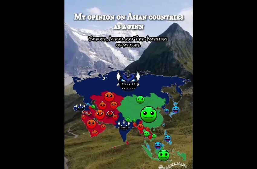  My opinion on Asia as a finn #shorts #mapping