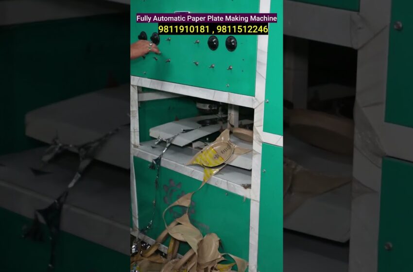  Fully Automatic Paper Plate Making Machine | Low Investment Business Ideas  | New Business Ideas |
