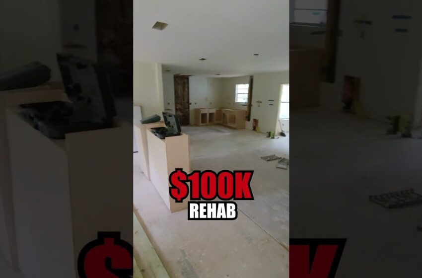  How to make 100k profit by flipping house 🏠💰 #shorts